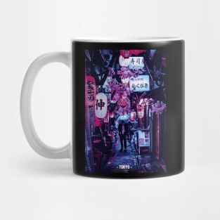 Tokyo Street Neon Synthwave Mug